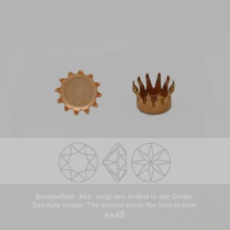 settings for swarovski crystals french setting without hole - round sw 1088-ss19 - french setting without hole - round sw 1088