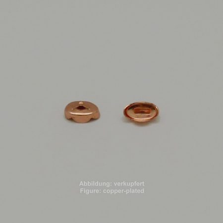 Bandende zum Kleben-ohne Öse- 10mm-glatt - zum Kleben - ohne Öse