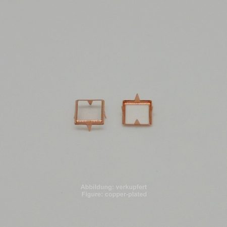 Besatzkessel Quadrat-12mm  - Quadrat - 12mm