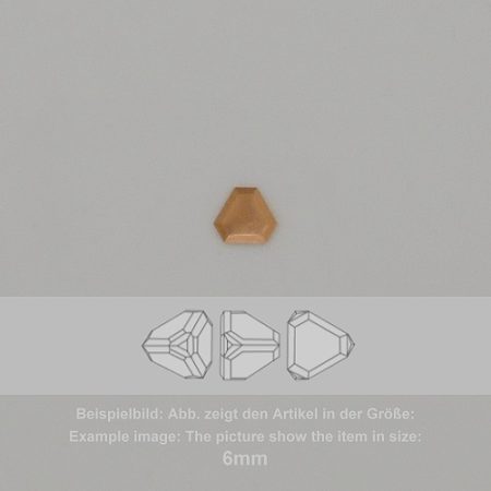 Steinfassung für Swarovski Kristalle Bodenkessel- Dreieck SW 4842-4mm - Bodenkessel - Dreieck SW 4842