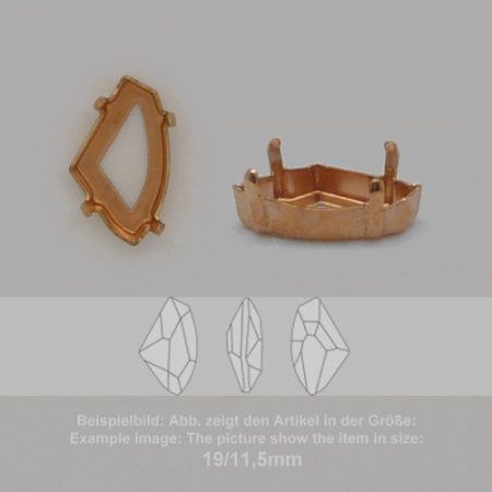 settings for swarovski crystals setting with prongs with hole - fancysw4757-14/8