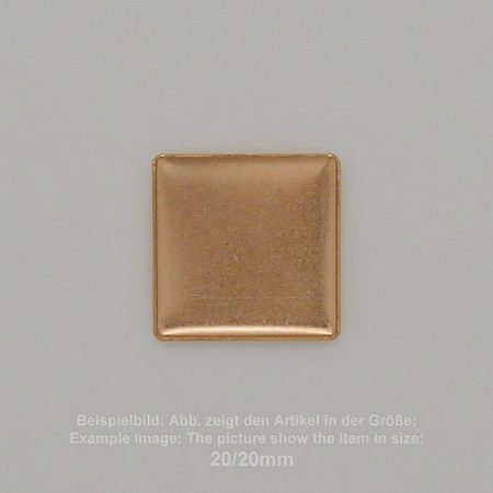 settings for swarovski crystals flatback setting - square sw 2493-20/20 - Bodenkessel - square sw 2493