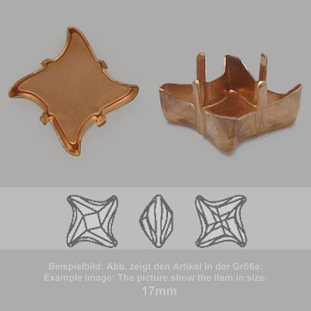 settings for swarovski crystals setting with prongs without hole - fancysw4485-17 - setting with prongs without hole - fancysw4485