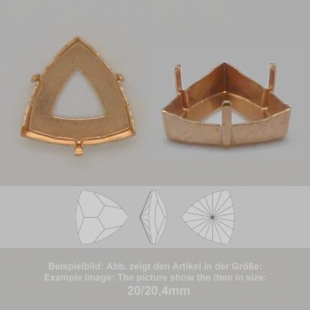 settings for swarovski crystals setting with prongs with hole - fancysw4799-9