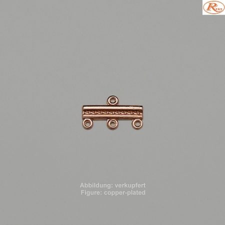 Bandende zum Einhängen-3 Ring- 16mm-filigran - zum Einhängen - 3 Ring