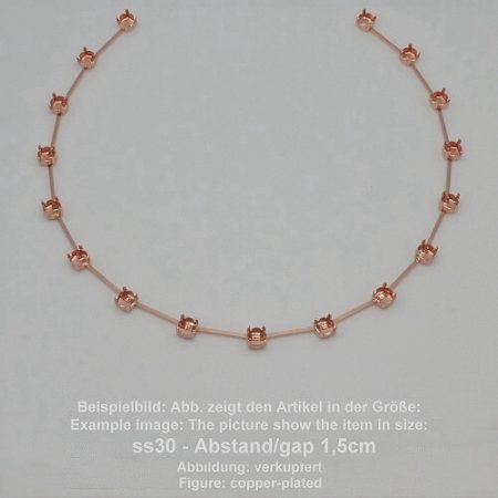 Kette Rund SW 1088-M/ss25- Collier-Abstand 1