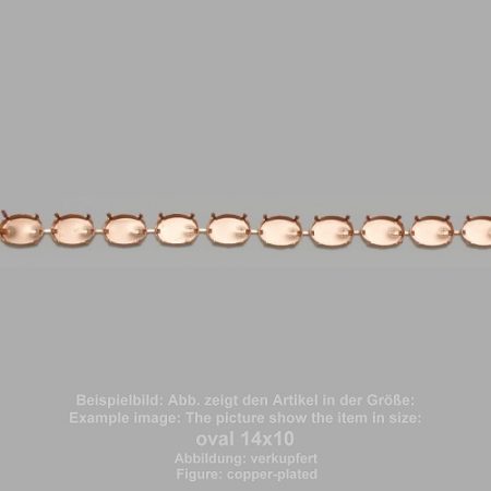 standard chain oval sw 4120-18/13- lying bracelet - oval sw 4120 - 18/13