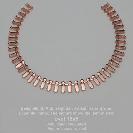standard chain oval sw 4161-15/5- standing necklace - oval sw 4161 - 15/5