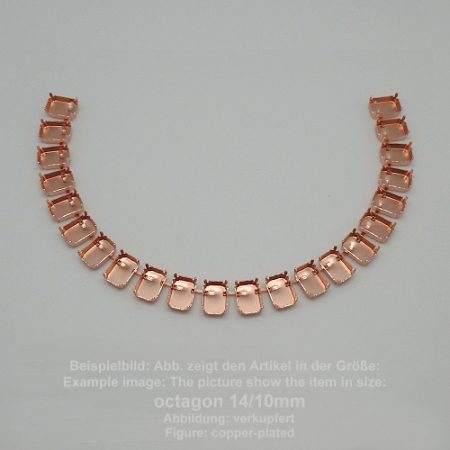 Kette-Standard Achteck SW 4610-18/13- stehend Collier - Achteck SW 4610 - 18/13