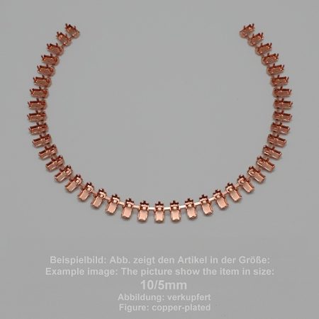standard chain baguette sw 4501-10/5- standing necklace - baguette sw 4501 - 10/5