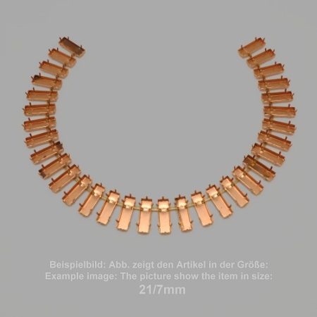 standard chain baguette sw 4547-21/7- standing necklace - baguette sw 4547 - 21/7