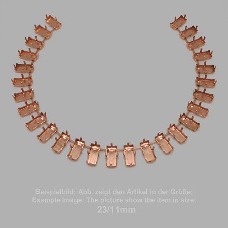 standard chain baguette sw 4524-23/11- standing necklace - baguette sw 4524 - 23/11