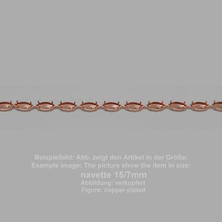 standard chain navette sw 4228-15/7- lying bracelet - navette sw 4228 - 15/7