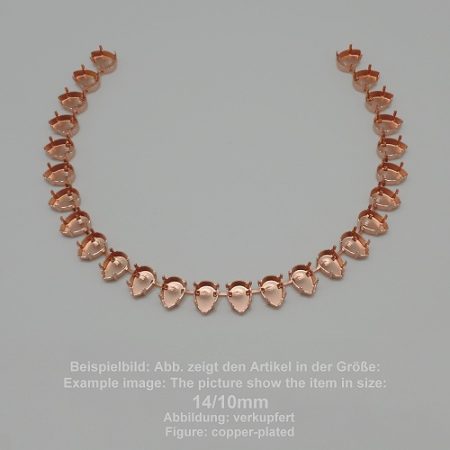 standard chain pear sw4320-18/13- standing necklace - pear sw4320 - 18/13